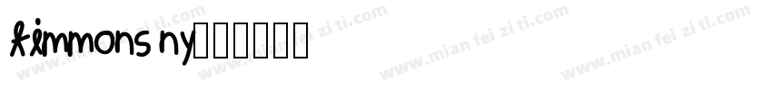 timmons ny字体转换
